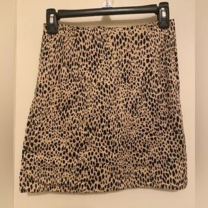 Brandy Melville Cheetah Mini Skirt